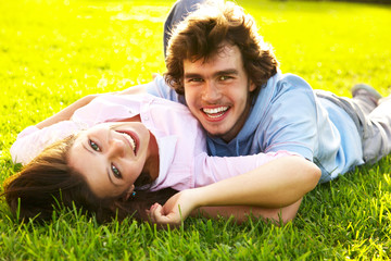 happy young couple