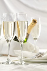 Champagne flutes