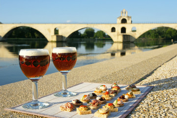 Apéritive au bord du Rhône