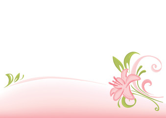 Naklejka premium floral background