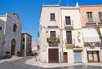 Typical house in Bari Oldtown. Apulia.