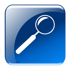 Button Suche blau
