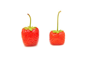 red juicy strawberry