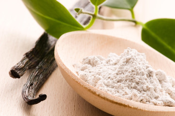 vanilla beans with aromatic sugar