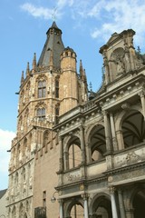 Köln, Rathaus mit Renaissancelaube