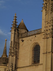 Fototapeta na wymiar Detalle de la Catedral de Segovia