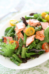 Poached Salmon Salad