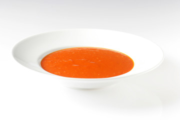 Soupe Tomate Assiette