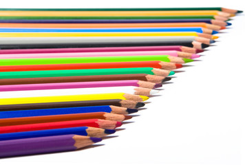 Fototapeta premium set pencils