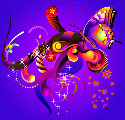 abstract color vector illustration