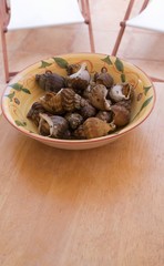 Whelks in a plate