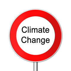 button climate change, sign