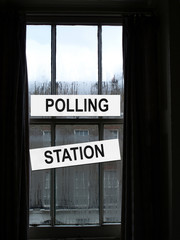 Fototapeta na wymiar Polling station