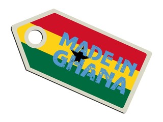 vector label Made in Ghana