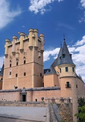 Fototapeta na wymiar Alcazar de Segovia,España