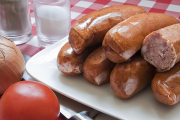 saucisses fumées