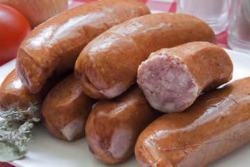 saucisses fumées