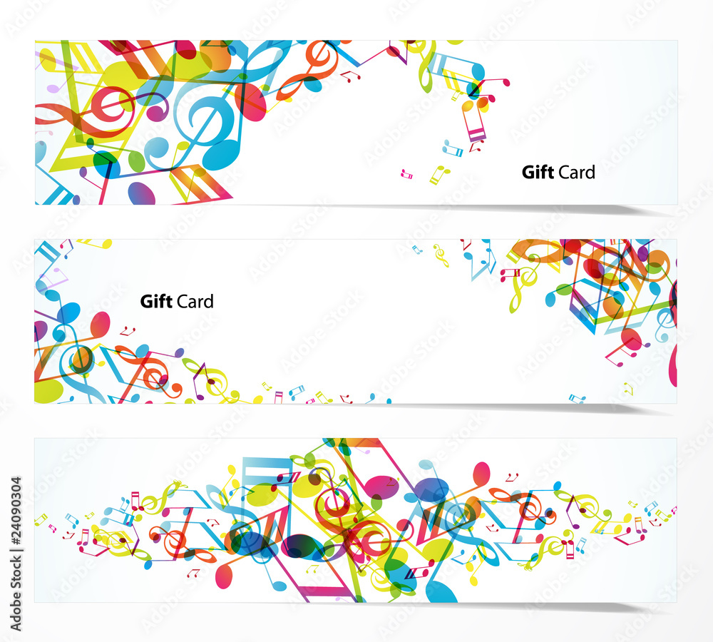 Canvas Prints set of website banners.