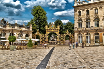 Place Stanislas à Nancy en Lorraine HDR