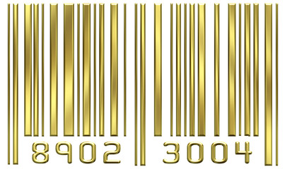 Gold bar code