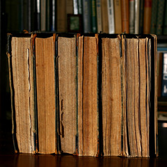 books on table