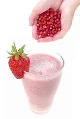 strawberry milkshake