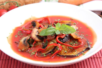 Gemüsesuppe