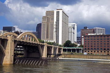 Obraz premium Mississippi in St. Paul
