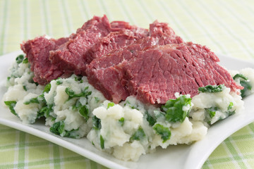 Corned Beef and Colcannon