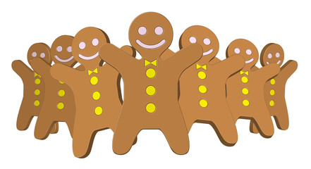 Gingerbread Man Parade