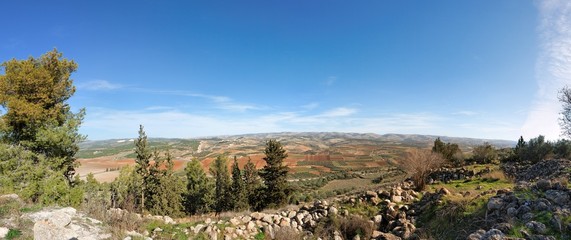Mediterranean landscape panorama