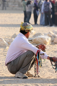 Beduino nel deserto