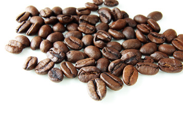 coffee beans isolated