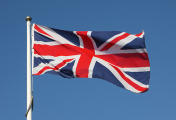 British Union Jack Flag Flying