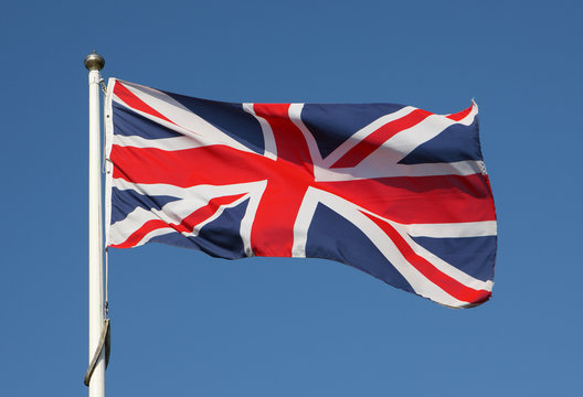 British Union Jack Flag Flying