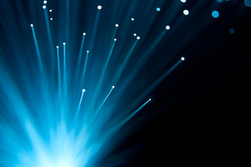 Fibre optic explosion.