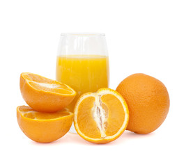 Glass of orange juice