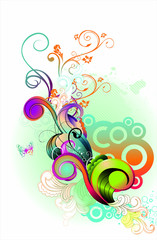 abstract color vector illustration © chispas