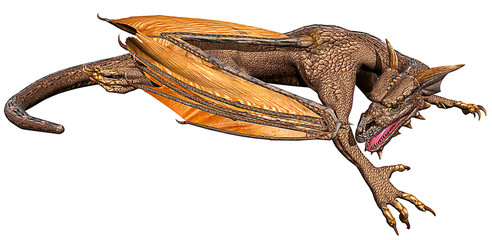 Fototapeta premium dragon down