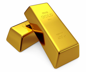 Two 400 oz Gold Bars