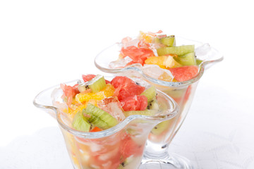 Fresh fruit salad.