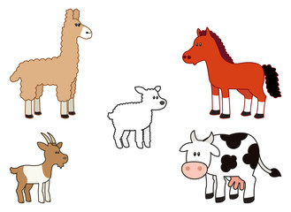 Farm Animal Set