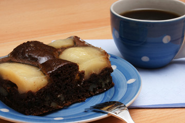 tasse kaffee mit kuchen