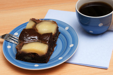 tasse kaffee mit kuchen