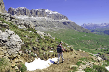 Fototapeta na wymiar Dolomiti mountains