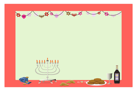 Happy Hanukkah Frame