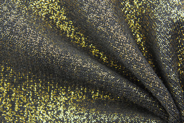 golden black fabric texture © severija