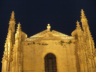 Catedral de Segovia por la noche