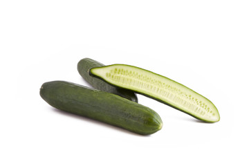 Green cucumber, vegetable