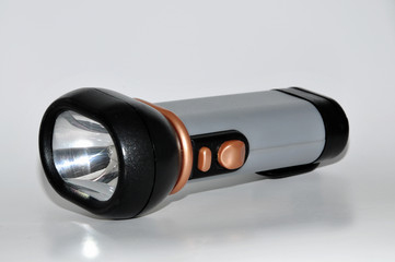Lampe de poche allumée
